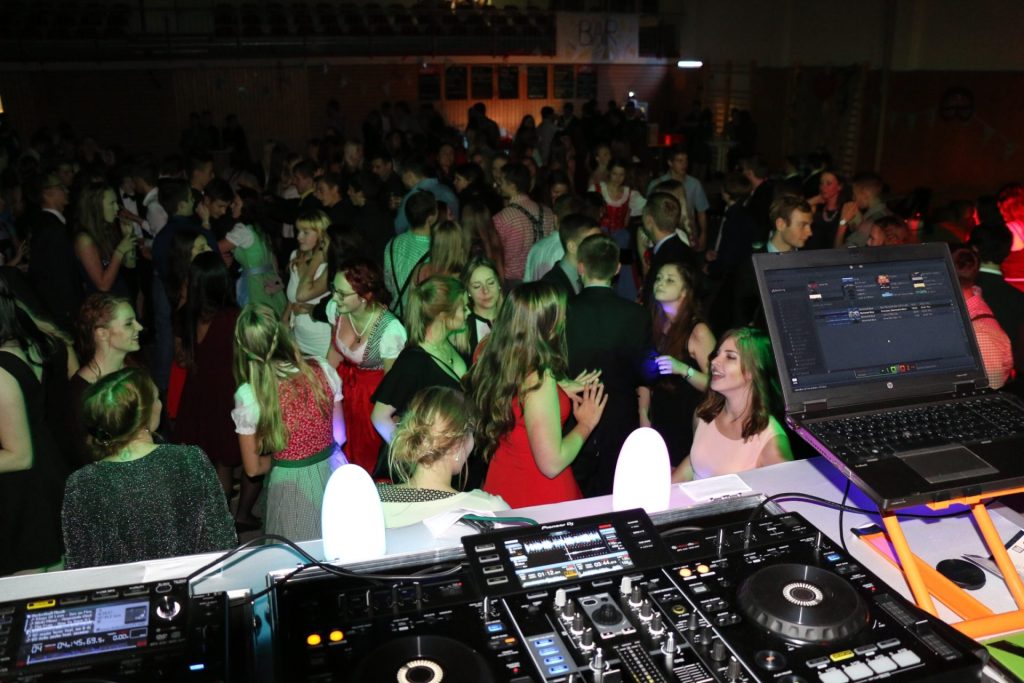 Stimmungsvolle Partybeleuchtung bei exklusivem Event